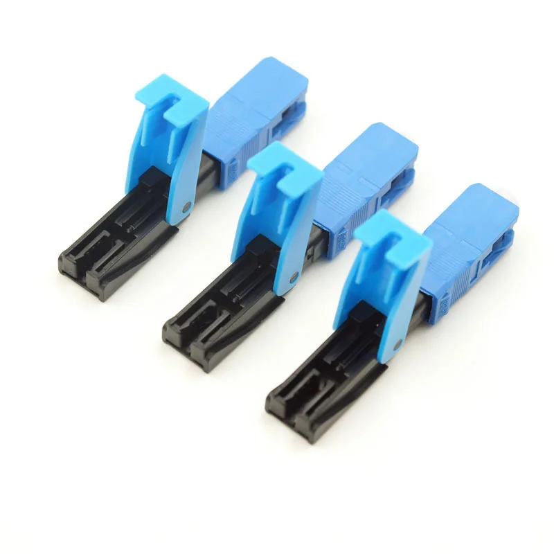 

100PCS Quick Connector FTTH SC UPC Optical fiber covered wire SC UPC FTTH Fiber Optic Fast Connector SC Connector