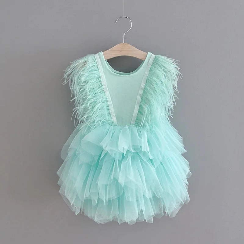 121-1-E1955-Feather Girl Party Dress