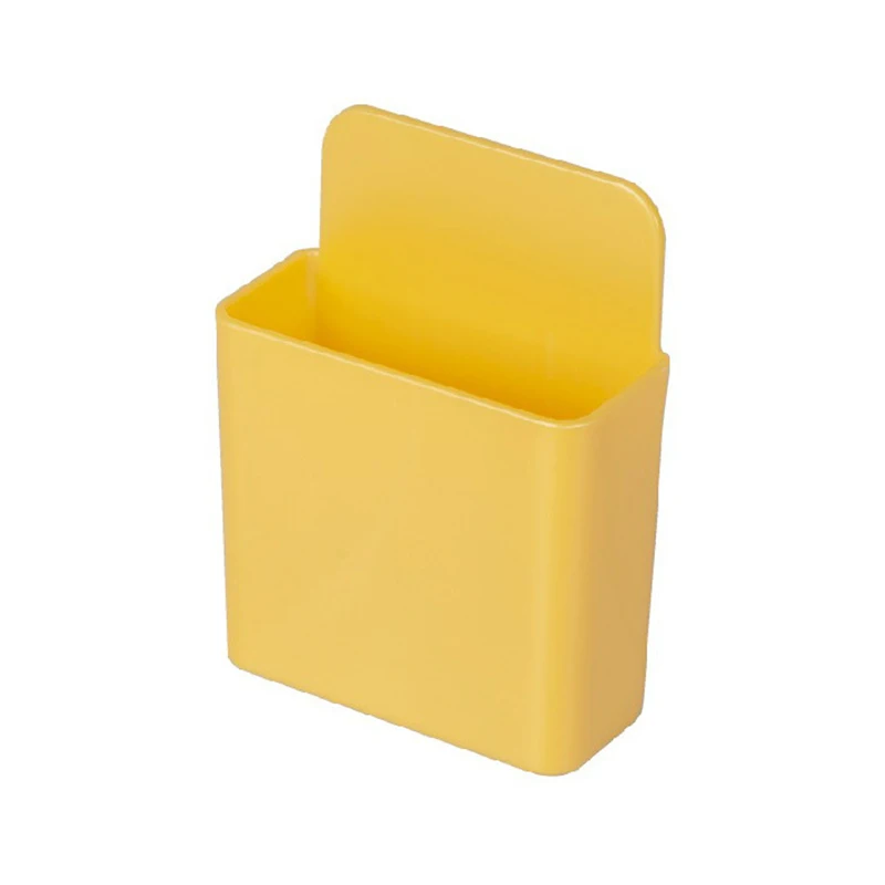 07 New Storage Box Sticker Wall Hanging Holder Plastic Organizer Basket Shelf UK - Цвет: 07