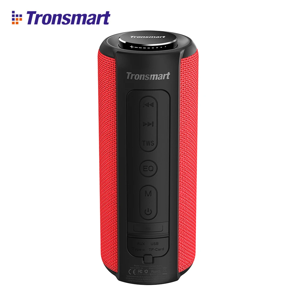 Tronsmart Element T6 Plus Портативный bluetooth-динамик 40 Вт IPX6 Водонепроницаемый стереозвук беспроводной динамик BT 5,0 громкой связи