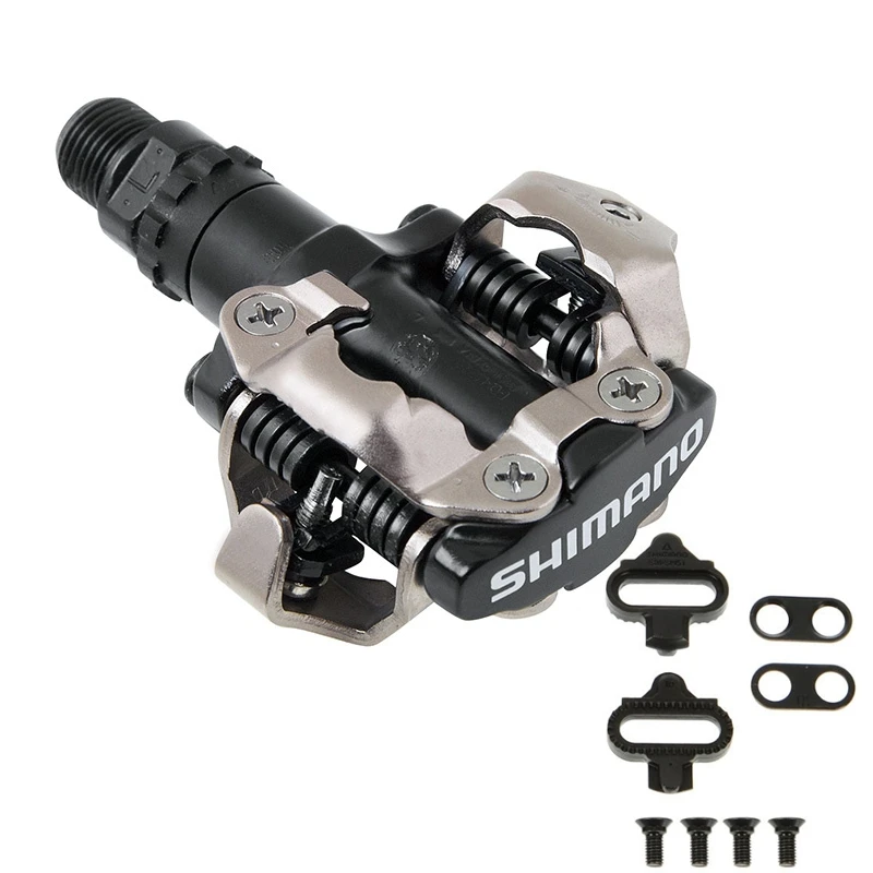 Велосипедные педали для Shimano PD-M540/M520 черные/серебряные горных велосипедов