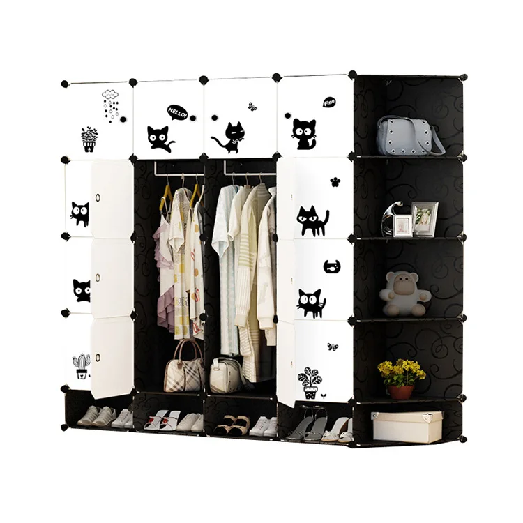 

Resin Combined Simple Wardrobe DIY Magic Piece Environmentally Friendly Plastic Storage Cabinet Flexible Disposable Adhesive Pap