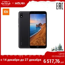 Смартфон Xiaomi Redmi 7A 2ГБ+32ГБ, 4G сеть, восьмиядерный процессор быстрая зарядка Nano-SIM mircoSD Micro USB из Росси