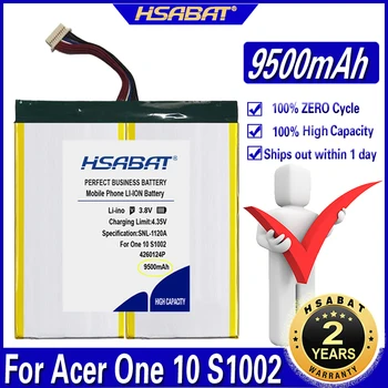 

HSABAT 4260124P 9500mAh Top Capacity Battery for Acer One 10 S1002 Laptop Tablet PC