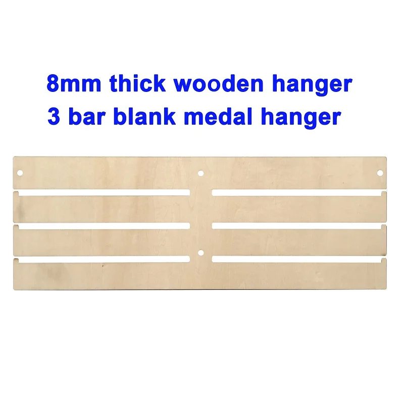 3 bar wooden hanger Вешалка для медалей - Цвет: 3 bar wooden hanger