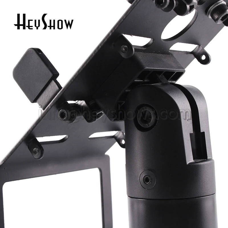 Black Flexible Security POS Holder, Display Stand, Credit Card, Adjustable Claws, 360 Degree, Cashier