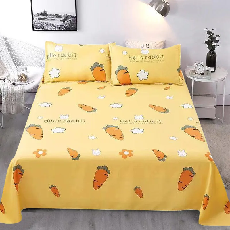 Bed Sheet Mattress Cover Printing Bedding sheet queen Sheets With Double king Size leaf flower Wedding decoration | Дом и сад