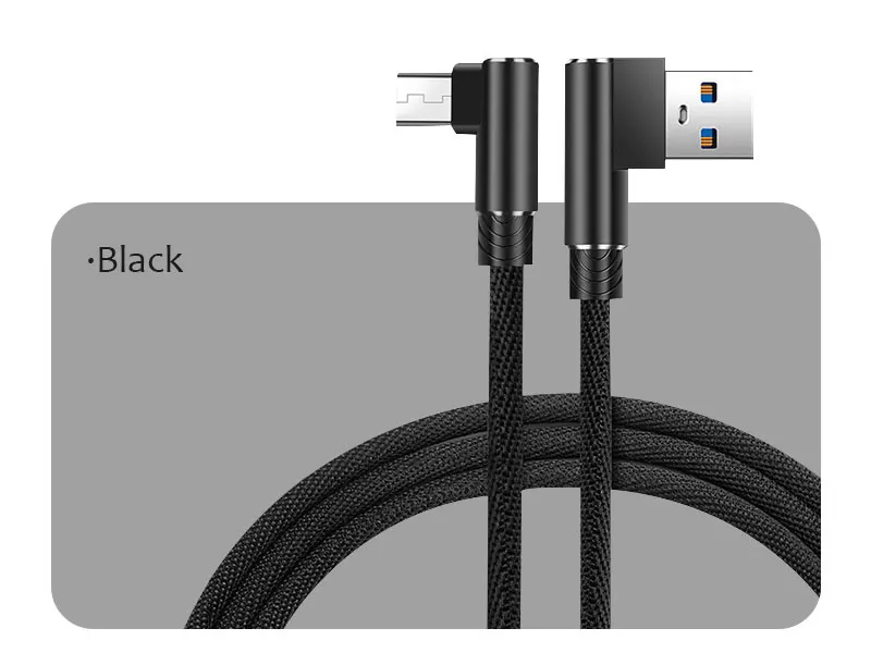 iphone usb cable Suntaiho Micro Charging Cable For Xiaomi Redmi 7 4X Samsung S7 LG Android 90 Degree Elbow Nylon Braided 3A Fast USB Data Charger android charger cord