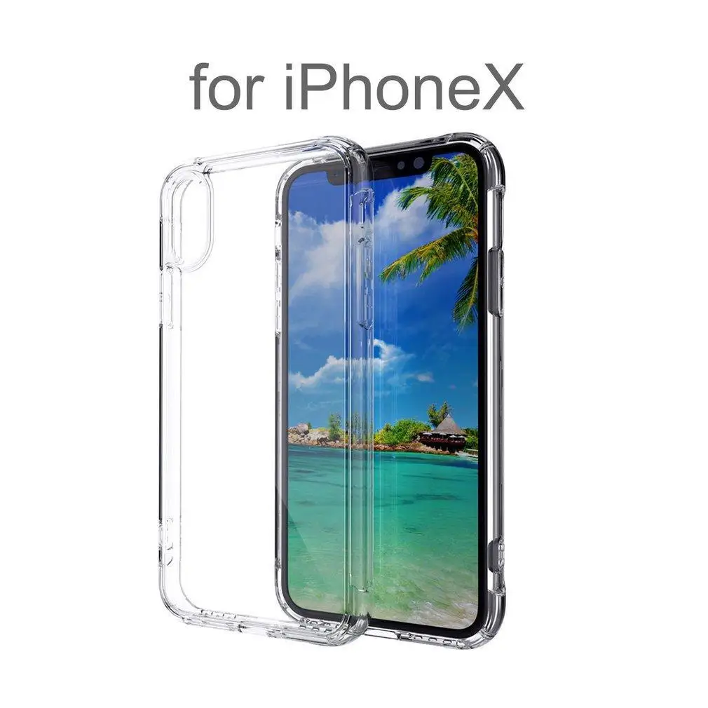 Для iphone/10 противоударный мягкий защитный силиконовый из ТПУ чехол прозрачный чехол LN