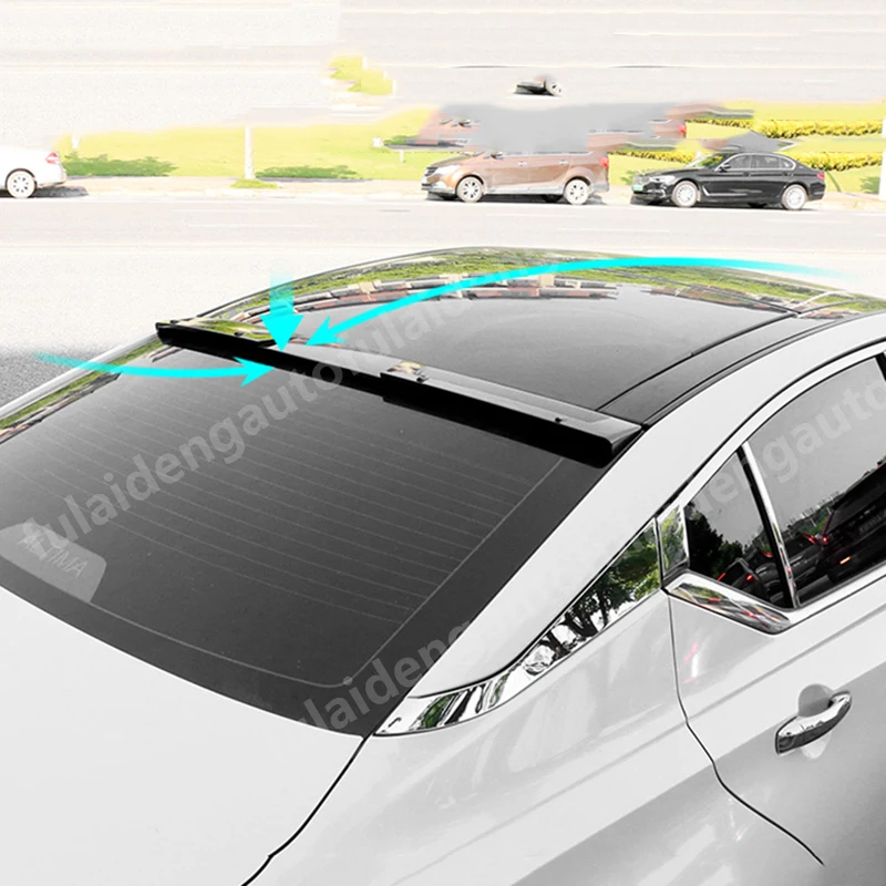 Для Nissan Teana Altima- углеродное волокно черный Задний козырек на крышу окно спойлер автомобильные аксессуары