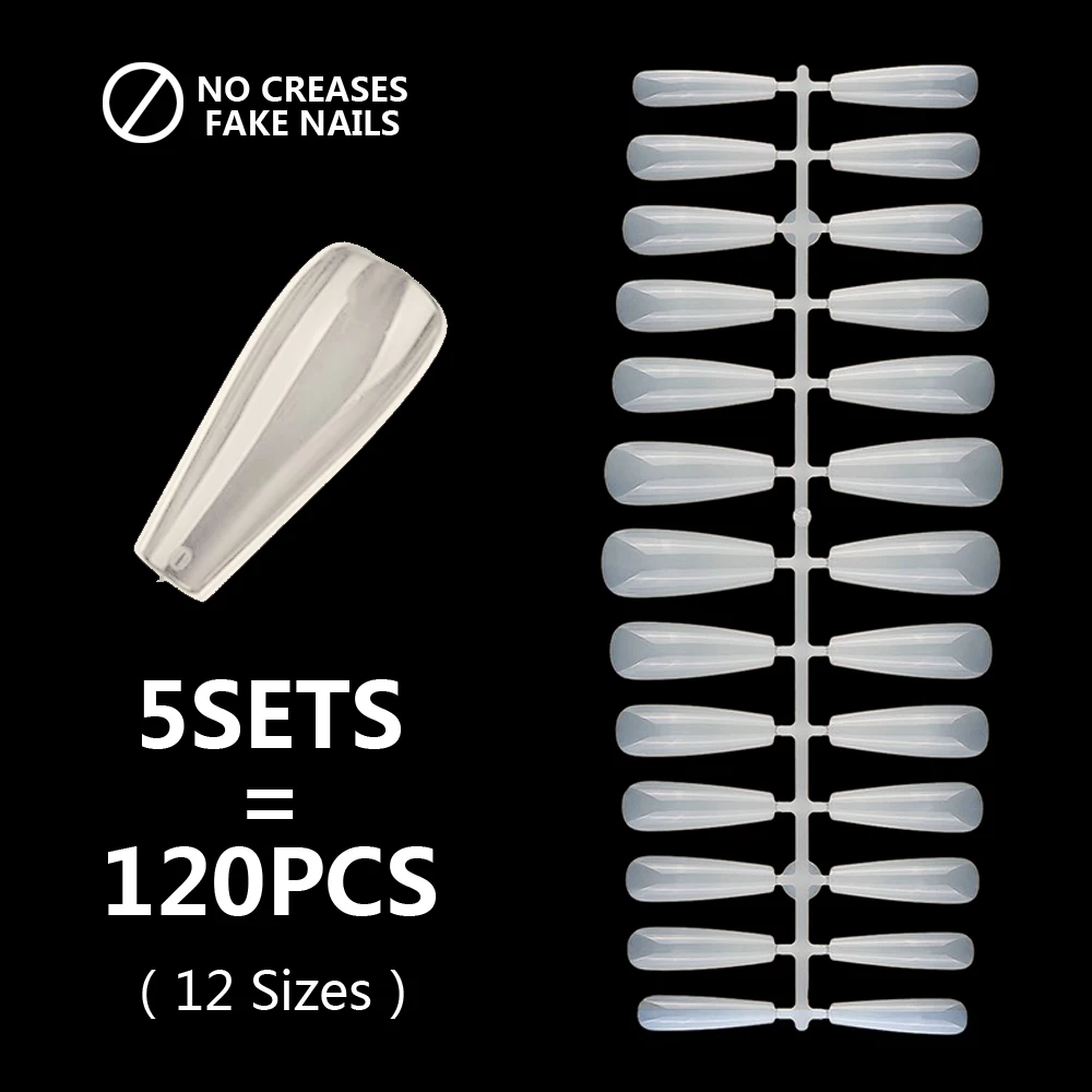 Ballet Natural 120 504 шт./кор. поддельные ногати искусственные Пресс на большие расстояния балетки прозрачный/нейтральный/белый Ложные Акриловые гроб ногти Нейл Арта, полное покрытие шкатулка для ювелирных изделий - Цвет: Ballet Natural 120