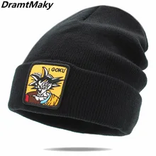 Дропшиппинг аниме Dragon Ball winte hat для мужчин и женщин вязаная зимняя шапка вязаная Лыжная шапка унисекс модная шапка gorro touca