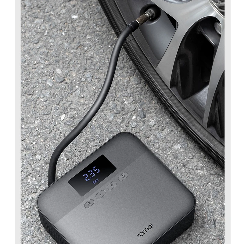 Bomba de ar para Encher Pneus de Carro Digital com Detecção de Pressão dos Pneus de Carro Youpin Bomba Portátil Digital Detecção de Pressão dos Motocicleta Bicicleta com - Image 6