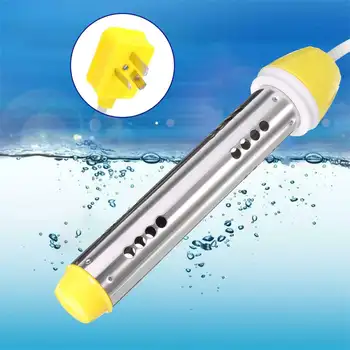 

2500W Electric Water Heater Automatic Power-Off Stainless Steel Boiler Fast Immersion Water Heater Rod Bathroom Powerful Pool