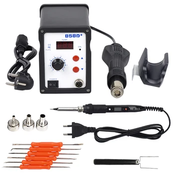 

WMORE Hot air gun 858D 220V 110V 700W BGA Welding rework solder station SMD soldering LED Digital station solder repair tool kit