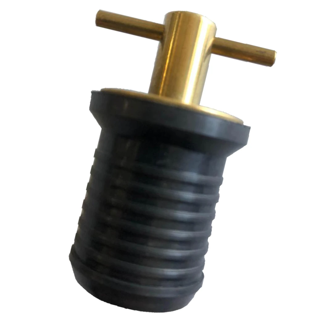 Boat Twist Handle Drain Plug Brass Twist Type Drains Marine Boat Parts Watercraft Hardware