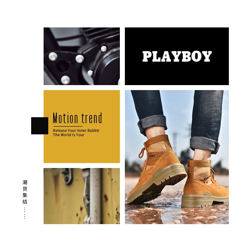 PLAYBOY новые зимние кроссовки для мужчин Спорт на открытом воздухе треккинговые ботинки теплые треккинговые ботинки зимние дешевые спортивные кроссовки зимняя обувь