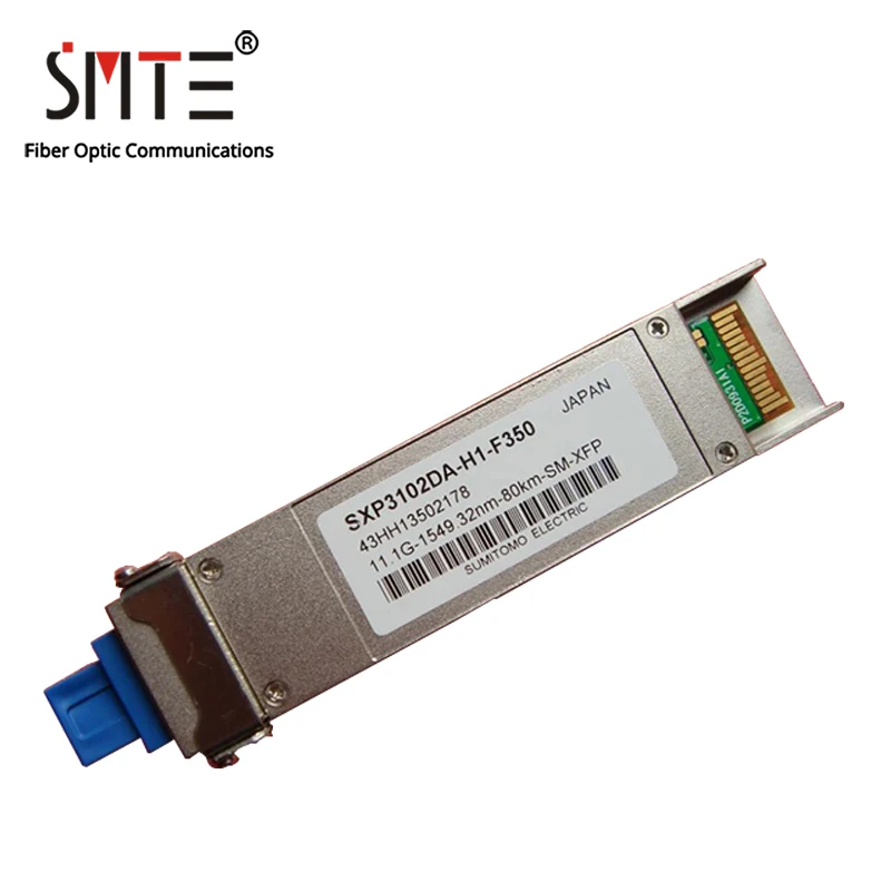 

SUMITOMO SXP3102DA-H1-F350 11.1G-1549.32NM-80KM-SM-XFP Fiber Optical Module