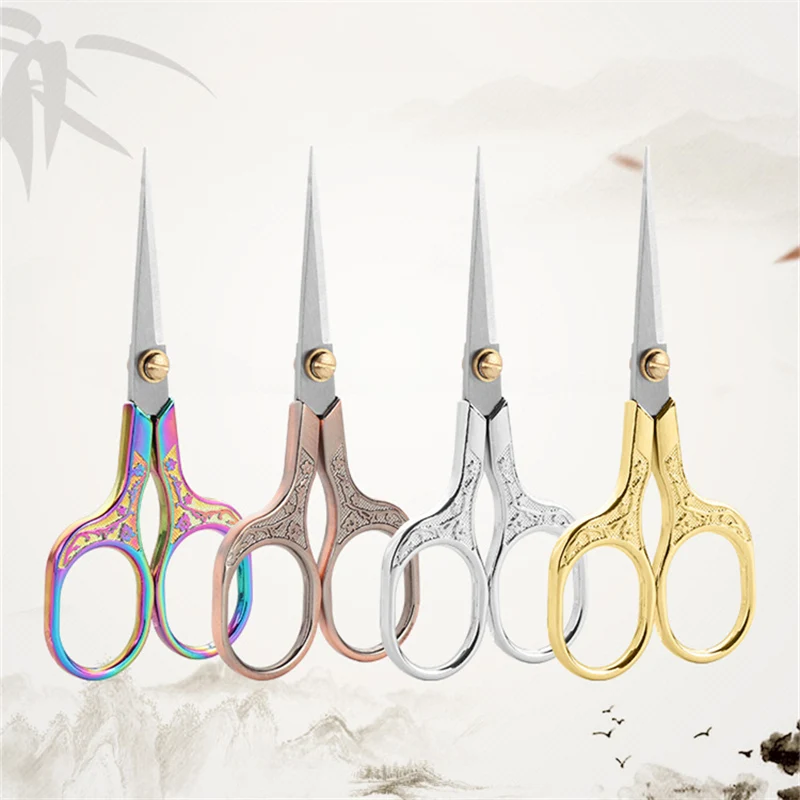 

Professional Stainless Steel Sewing Scissors Vintage Scissors Fabric Cutter Embroidery Scissors Tailor Scissor Thread Scissor