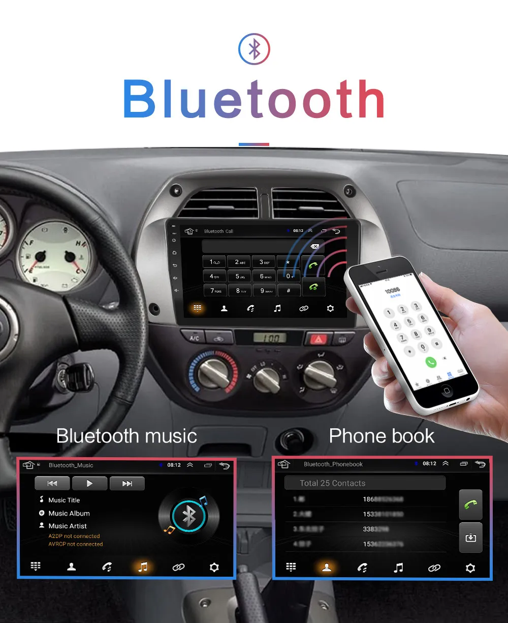 Automotivo com Android Rádio Multimídia Automotivo Android 2002 200320042005 Wifi Navegação fm Gpsmp5 2001 10 Cheap Reprodutor multimídia automotivo