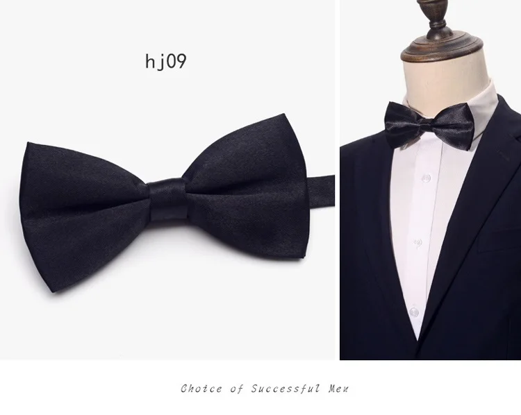 New Fashion Men's Bow Ties Wedding Double Fabric Flower Twill Bowtie Club Banquet Anniversary Butterfly Tie with Gift Box