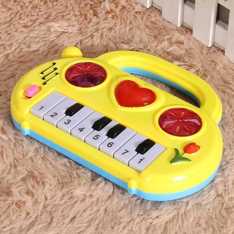 Звуковая развивающая музыкальная игрушка, игрушка для малышей, детей, LovelyToy, Детская Музыкальная развивающая игрушка, милая детская пианино, цвет случайный