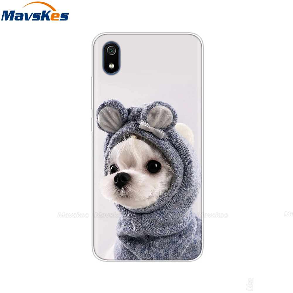 Мягкий чехол из ТПУ для Xiaomi Redmi 7A, чехол для Xiaomi Redmi 6A, милый силиконовый чехол для телефона, для Redmi 4A Redmi5A Coque - Цвет: 55