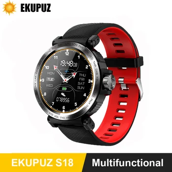 

EKUPUZ Sports Smart Watch Waterproof Fitness Watch Men Heart Rate Monitor Information Push Bluetooth Smartwatch for Android IOS