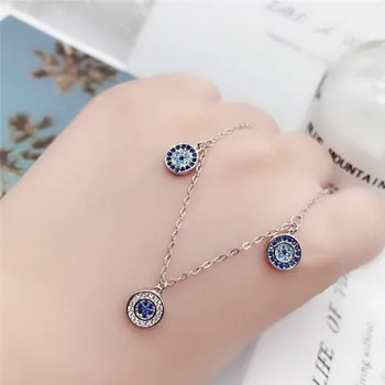 

High-quality SWA Devil's Eye Happy Women's Necklace Jewelry Advanced Edition Replica Jewelry Women's Necklace