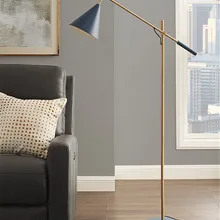 Скандинавский пост современный Регулируемый рыболовный торшер металлический Железный художественный светодиодный светильник для гостиной, спальни, кабинета, дивана, студии, кафе-бара