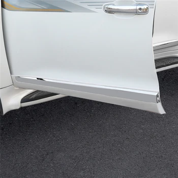

For Toyota Land Cruiser 200 2016-2018 Car Styling Door Side Chrome Pad Cover Frame Trim Sticker Exterior Accessories