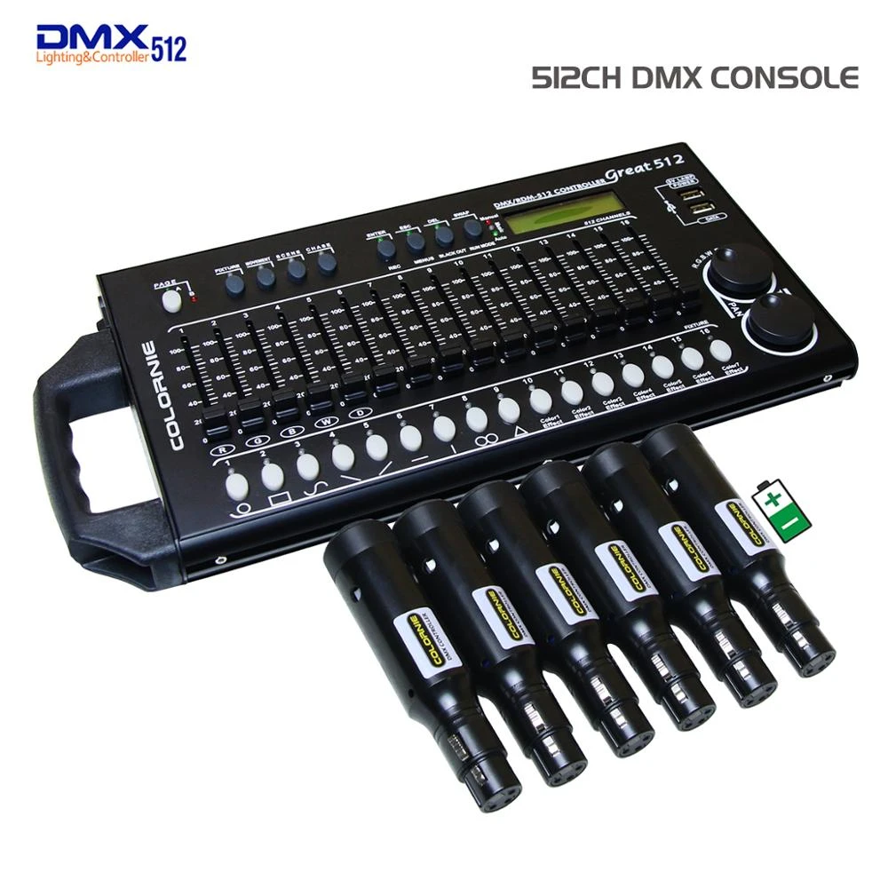 Rdm Dmx512 Controller 2.4g Wireless Dmx Dfi Xlr Transmitter Stage ...