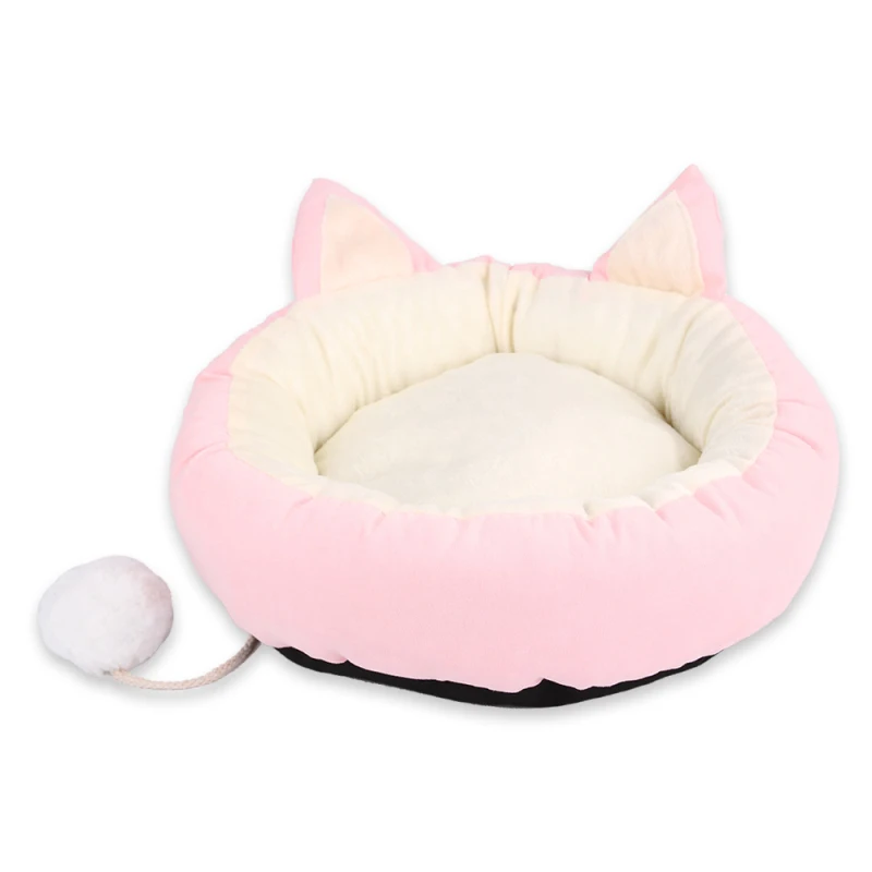 Кровать диван для собаки гнездо водонепроницаемый нижний мягкий плюш+ PP хлопок теплая кровать для кошки дом круглый влагостойкий щенок пол войлочная будка