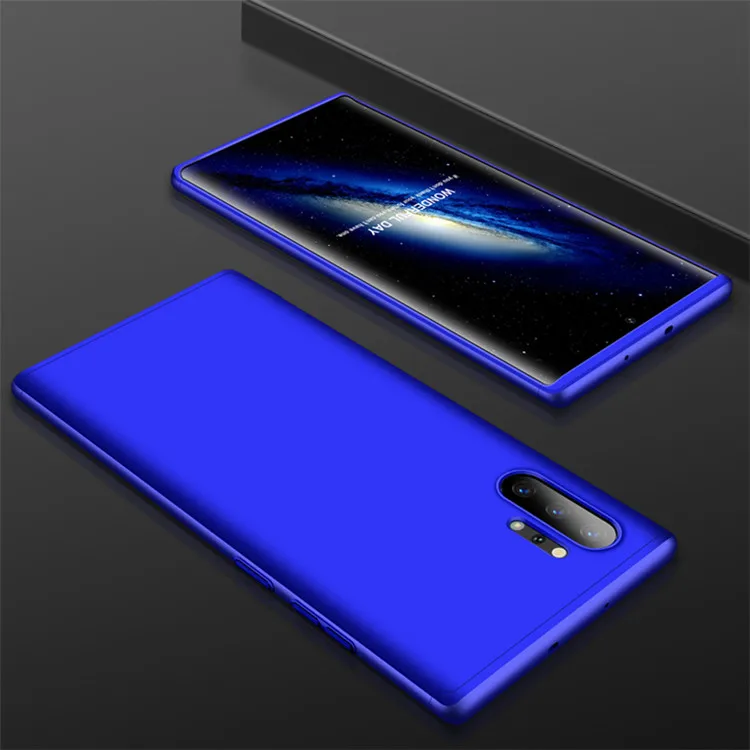 blue 360 Полный ударопрочный чехол для samsung Note 10 Plus Pro Чехол 3 в 1 жесткий чехол для samsung Galaxy Note 10 Plus Note10 Capa - Цвет: blue
