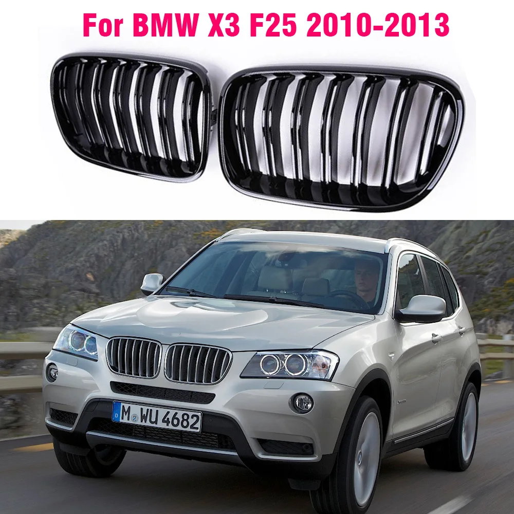 車のフロントバンパー,bmw x3 f25 2010 2011 2012 2013用の光沢の