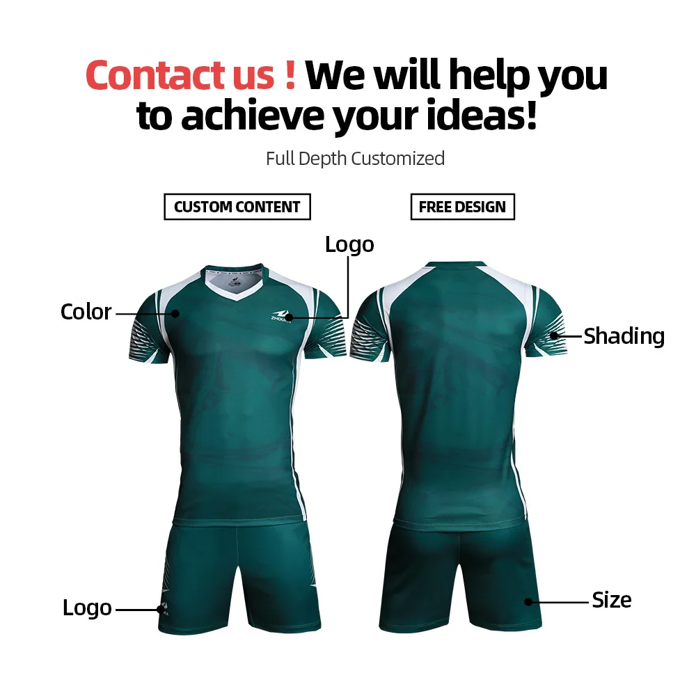 Volleyball Uniform Custom-Made Suit Men'S Match Dress Quick Dry Air Volleyball Jersey Women'S Training Uniform Shorts Sleeve