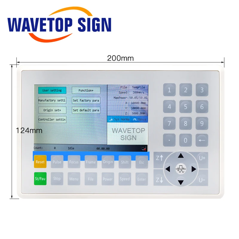 WaveTopSign Ruida RDV6445G CCD визуальный Co2 лазерный контроллер системы использовать для лазерная резка, гравировальный станок