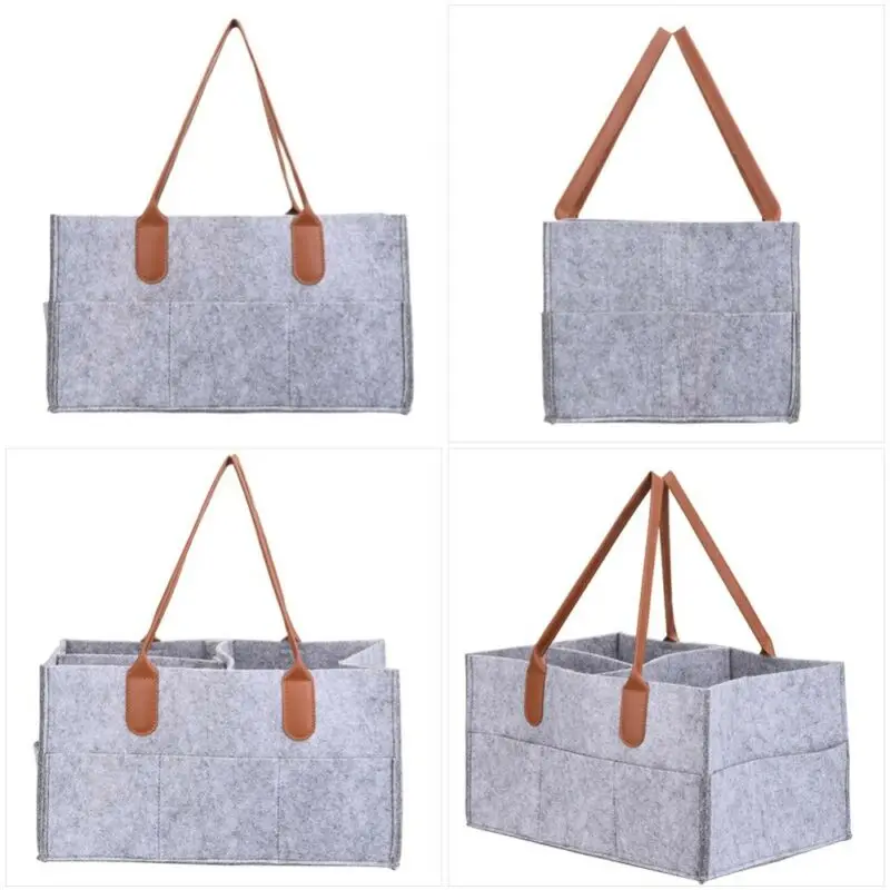 38 см x 27 см x 18 см Новые складные серые детские пеленки Caddy детские салфетки сумка-Органайзер портативный контейнер для хранения подгузников