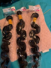 Mishell 30 32 34 extensiones de pelo ondulado malasio ondulado de 40 pulgadas con extensiones de cabello humano Frontal con cierre, extensión de cabello Remy