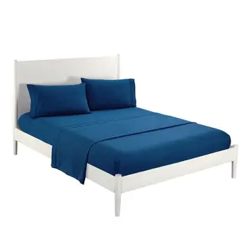 

4pcs bed linen set pure bedding set Queen King nordic Bed cover bedspread fitted sheet + flat sheets + Pillow case Home Textile