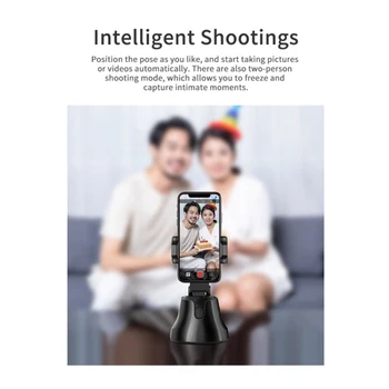 

Portable All-in-one Auto Smart Shooting Selfie Stick 360 Rotation Auto Face Tracking Object Tracking vlog Camera Phone Holder