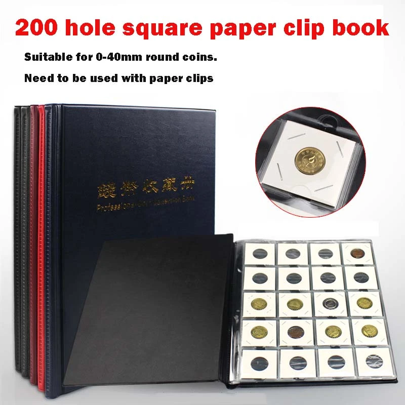 Pccb High Quality Put 200 Pieces/coins Album For Fit Cardboard Coin