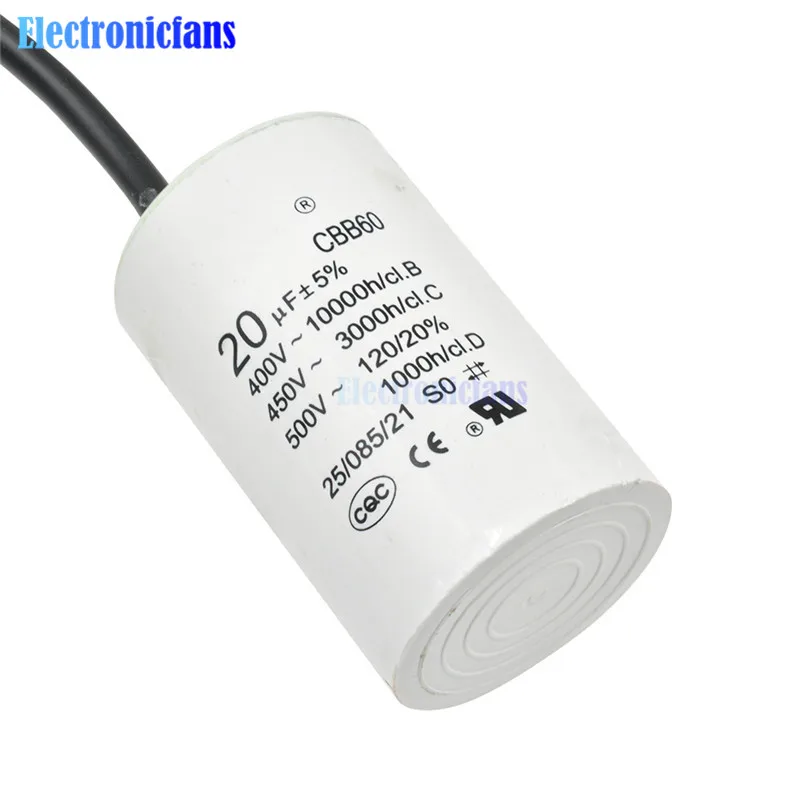 Diymore 20 мкФ CB660 полипропиленовый пленочный конденсатор с алюминиевой крышкой