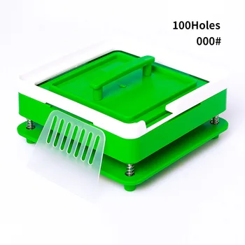 

000 # 100 Hole ABS Capsule Filling Plate / Capsule Filling Device / Manual Filling Capsule Manual Packaging Machine
