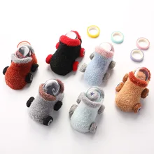 Новые стильные носки для малышей на осень и зиму детские Нескользящие носки-тапочки из пряжи с пером, xue ayumi wa