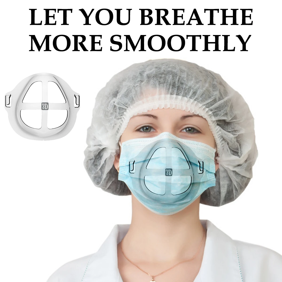 

5/10Pcs 3D Mask Bracket Mask Accessories Breathing Smoothly And Cool Mask Holder Breathable Valve Health Care Accessories