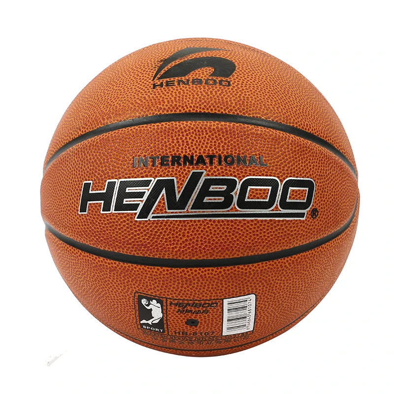 HENBOO Basketball High Quality Official Size 7 TPU Leather+Butyl Liner Outdoor Indoor Sport Inflatable 8107
