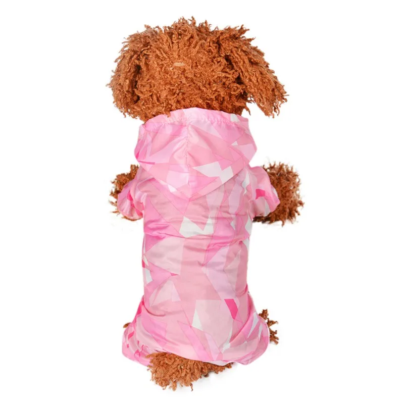 Собачьи плащи, пальто, куртки для маленьких собак с большой сумкой для хранения, спортивная водонепроницаемая одежда с эластичным рукавом для собак
