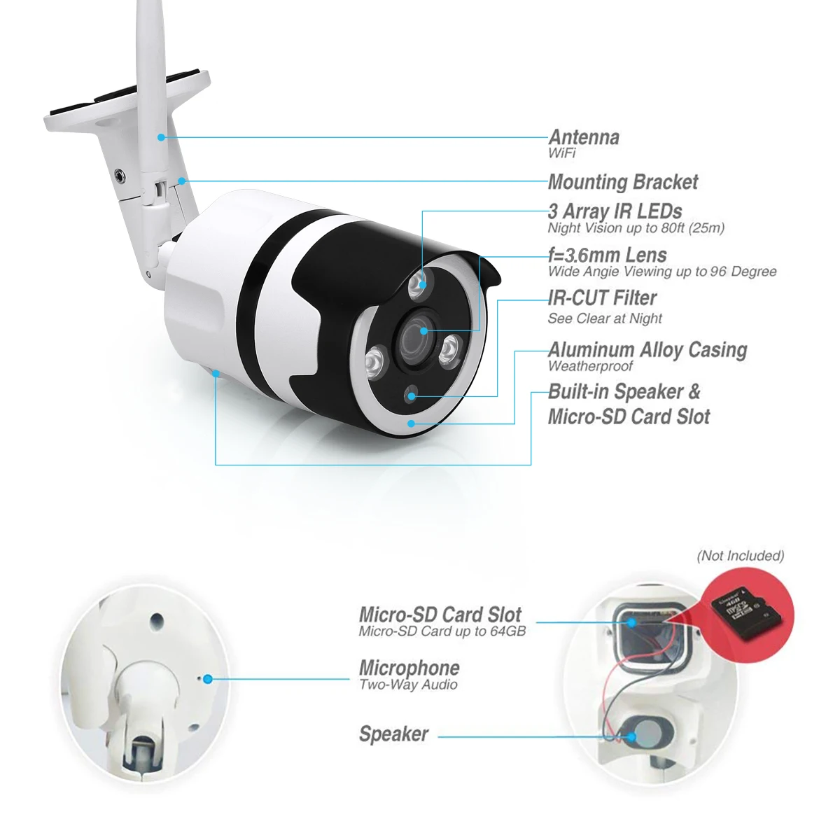 ICSee-߿  IP ī޶, 2MP,  , ,  , , ,  ī޶