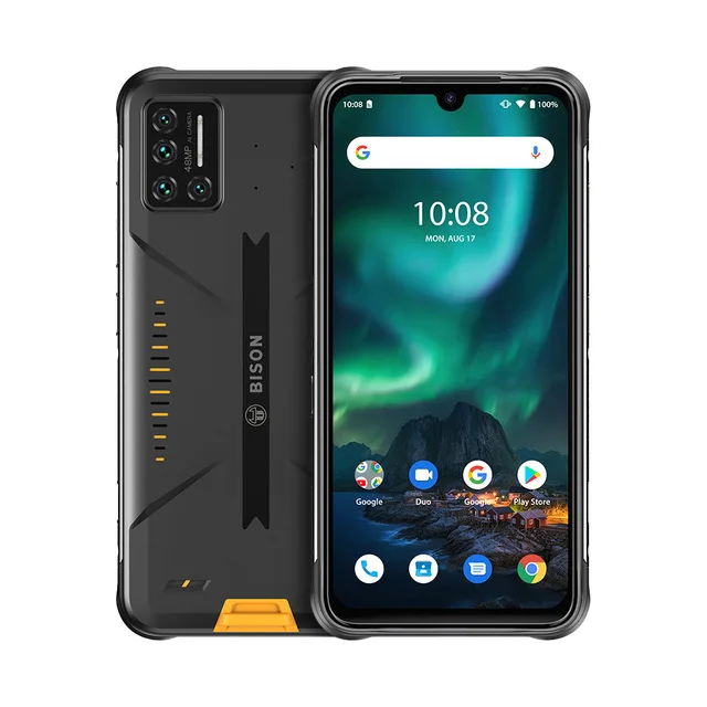 UMIDIGI BISON IP68/IP69K Waterproof Rugged Phone 48MP Matrix Quad Camera 6.3" FHD+ Display 6GB+128GB NFC Android 10 Smartphone best poco phone for pubg UMIDIGI